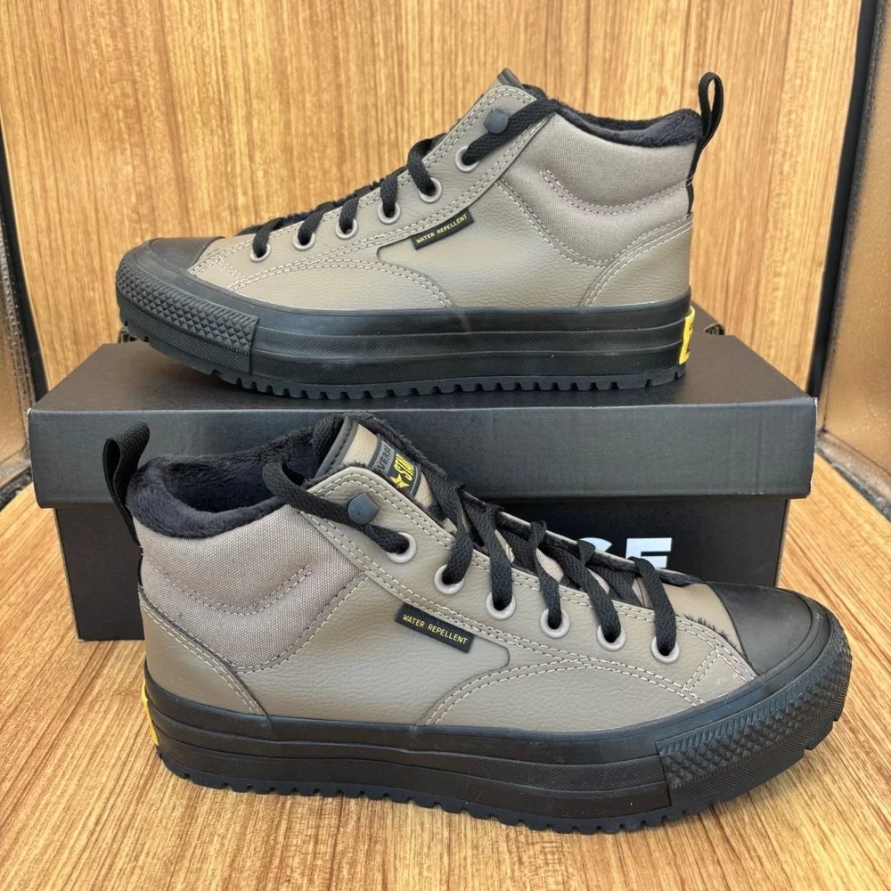 Converse Malden Street Boot Mid Mens 8 Womens 10 Taupe A14619C NEW
